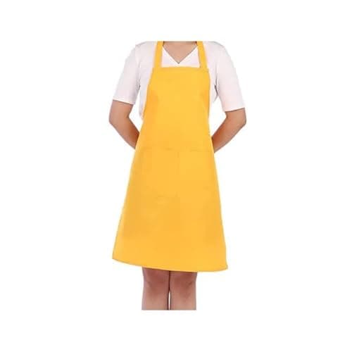 Image of WS Accessories 2 Pocket Apron 60x70cm - Ideal for kitchen, home and garden use [Yellow]