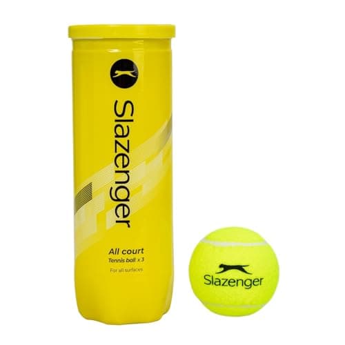 Image of Slazenger Club All Court 3 Tennis Balls Yellow One Size