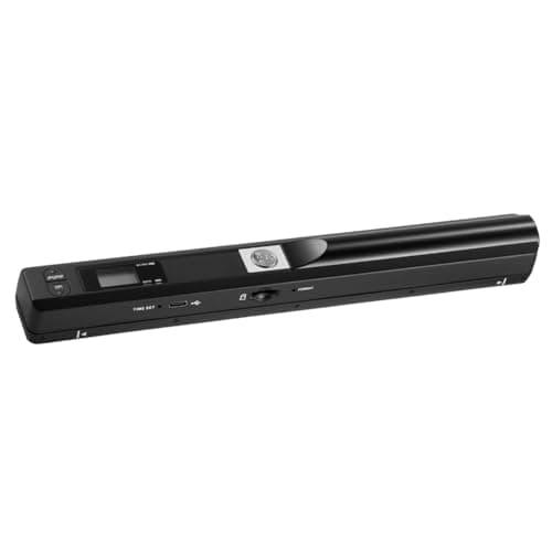 Image of Laroal Portable Handheld Document Scanner A4 Size Scanner 900DPI High Resolution JPG and PDF Format Scanning for Documents Receipts Photos and More