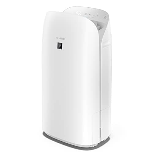 Image of SHARP UA-KCP100U-W Air Purifier with Humidification, IoT functionality, Plasmacluster Ion Technology, 3 levels HEPA filter system, 2L capacity, Air Flow 108-600 m3/h, for rooms up to 75m2