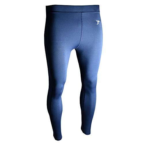 Image of Precision Unisex's Essential Baselayer Leggings Adult, Navy, M
