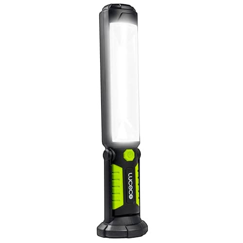 Image of Luceco LED Tilting Torch Light with USB Power Bank, 2 Light Modes, Rechargeable, Black, IK05, 5W, 450lm, 6500K, LILT45T65
