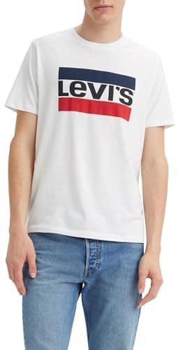 Image of Levi's Men's Sportswear Logo Graphic T-Shirt, White, XL
