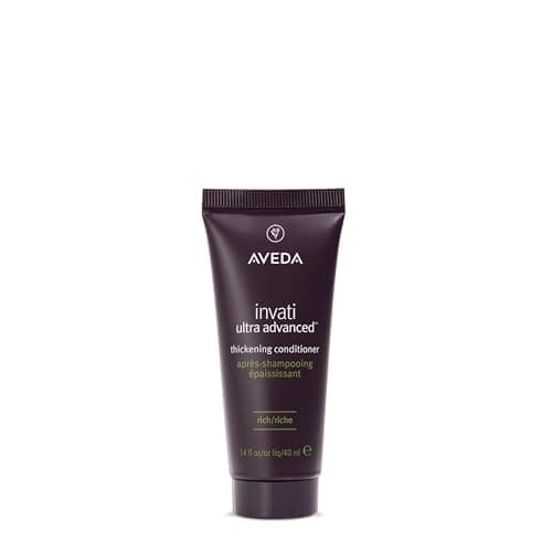 Image of Aveda Invati Ultra Advanced Thickening Conditioner Rich | Step 2 of 4 | Reduces Hair Loss by 77%* | for Medium to Thick Thinning Hair Types | Normal to Oily Scalp | 96% Naturally Derived**, 40ml