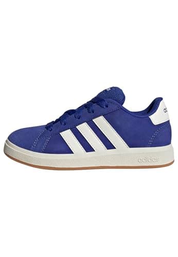 Image of adidas Unisex Kids Grand Court 00s Shoes Kids, Semi Lucid Blue/Off White/Gum, 5.5 UK