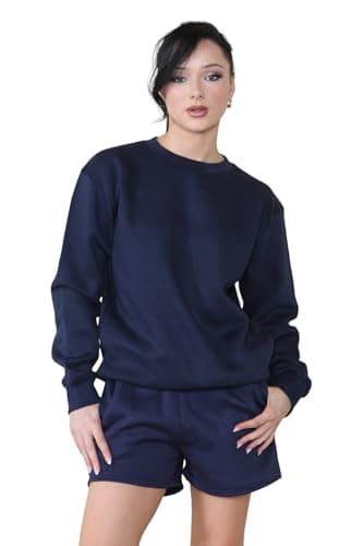Image of Super Nova Sweatshirts for Women UK | Women's Classic Sweatshirt | Multiple Colors & Sizes | Women's Sweatshirt (UK, Alpha, XXL, Regular, Regular, 1, Navy)