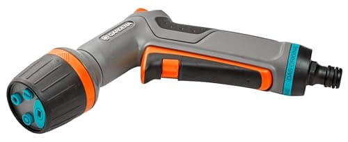Image of Gardena Comfort Cleaning Nozzle Comfort Multi: Spray Nozzle for high-Performance, Water-Saving Cleaning with Lock and Frost Protection (18304-20)