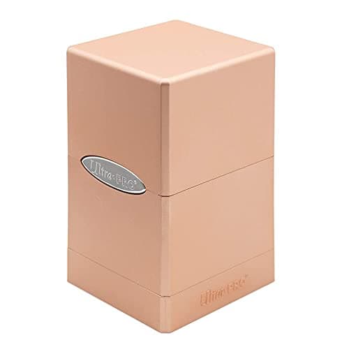 Image of Ultra Pro Satin Tower Deck Box Metallic Rose Gold