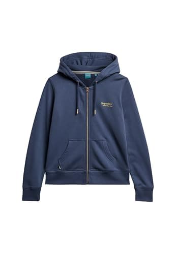 Image of Superdry Essential Logo Ziphood UB Mariner Navy 6, Mariner Navy, UK 6