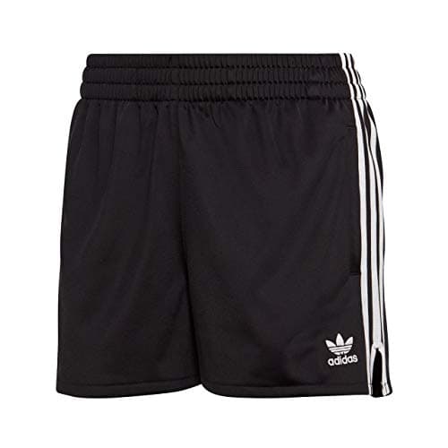Image of Adidas Women's 3 Stripes Shorts - Black, Size 18