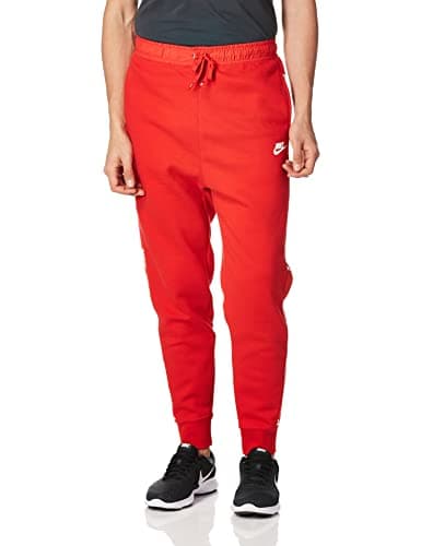 Image of Nike M Nsw CE JGGR Bb Hybrid Jogger Pants - University Red/University Red/(White), Large