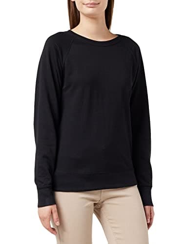 Image of Fruit of the Loom Women's Raglan Lightweight Sweater, Black, 10 (Manufacturer Size:Small)