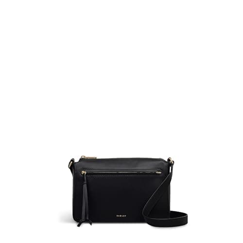 Image of RADLEY London Fountain Park Women's Leather Small Ziptop Cross Body, Black