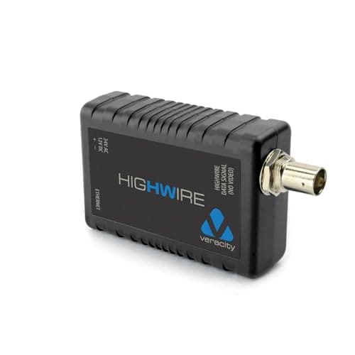 Image of veracity VHW-HW Highwire Ethernet Over Coax Converter, Black
