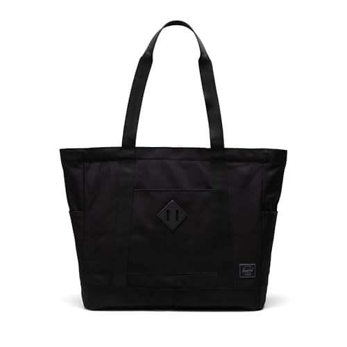 Image of Herschel Heritage Tote Bag, Black Tonal, Standard - 24.5L