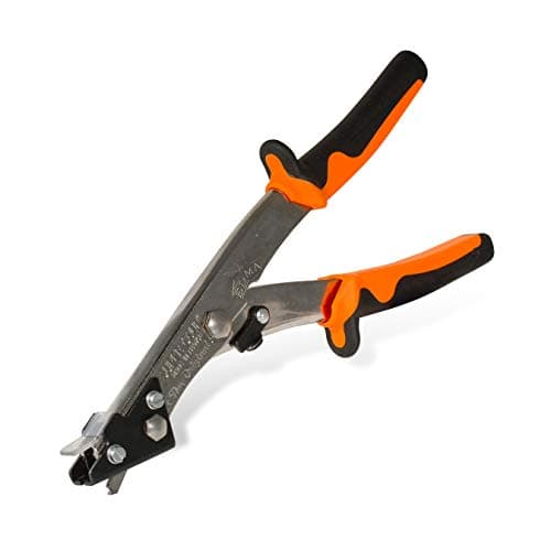 Image of EDMA - Supercoup NR1 - Nibbler Shears with Built-in Chip Cutter - for Sheet Metal Plane - Capacity 0.6-2 mm - 11055 - Quality Manual Tool for Professional and Individual