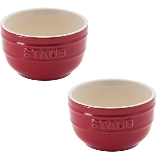 Image of STAUB Ceramic Round Ramekins - Cherry