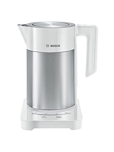 Image of Bosch Sky TWK7201GB 7 Variable Temperature settings & KeepWarm function, Cordless Kettle, 1.7 Litres, White/Silver