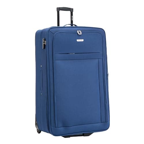 Image of 32" Extra Large Suitcase Super Lightweight Luggage Integrated Combination Lock 20% Expandable 2 Wheel Soft Shell Check in Hold Luggage for 30kg