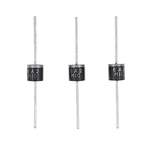 Image of HUABAN 5PCS 6A2 Rectifier Diode 6A 200V R-6 Axial 6 Amp 200 Volt