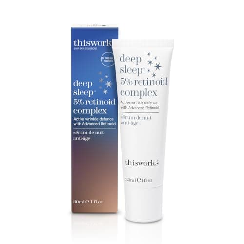 Image of This Works Deep Sleep 5% Retinoid Complex, 30ml - Anti Aging Night Cream with Hyaluronic Acid and Granactive Retinoid - Intensive Overnight Serum for Women to Reduce Fine Lines and Wrinkles
