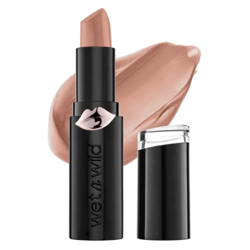 Image of wet n wild Mega Last Matte Lip Color, Semi Matte Hyaluronic Acid Infused, Long Lasting Full Coverage for a Nourishing Pout, Cruelty-Free & Vegan - Never Nude