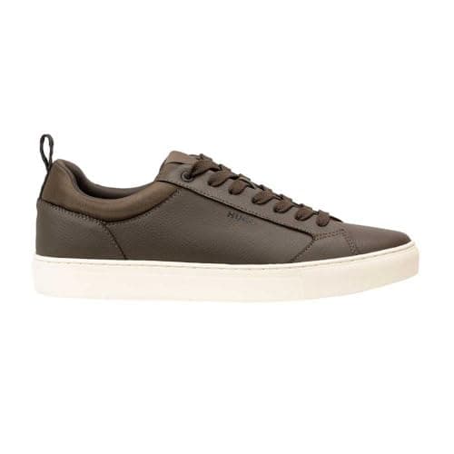 Image of Hugo Men's Morrie_Tenn_grpuny Tennis Trainers, dunkelgrün, 9.5 UK