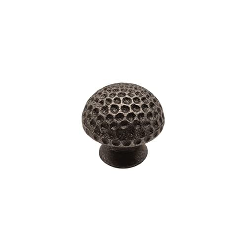 Image of Hammered Knob Solid Pewter Effect Kitchen Cabinet Door Knob Handle Furniture