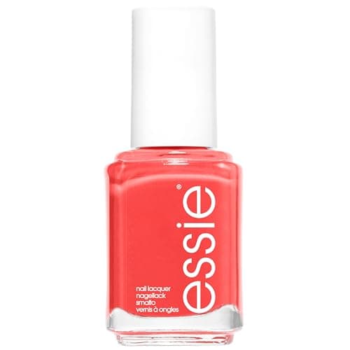 Image of Essie Nail Polish 268 Sunday Funday, Tangerine Coral Pink Orange Colour Original High Shine, Glossy Finish, High Coverage Easy Glide Nail Polish, Vegan Formula, 13.5 ml