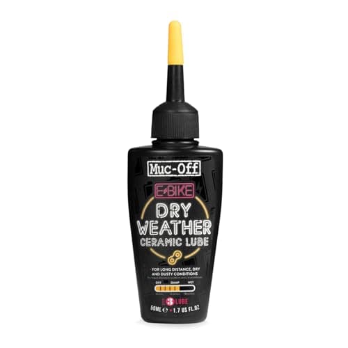Image of Muc-Off eBike Dry Weather Chain Lube - Ceramic Coating Bike Chain Oil for Electric Bikes - Reduces Friction and Excels in Dry Conditions - 50ml