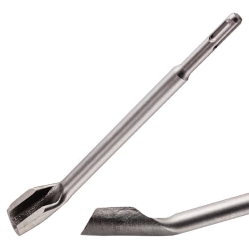 Image of Rennie Tools SDS Gouge Chisel 22x250mm for Concrete, Marble & Hard Stone - Angled Design for SDS+ & Standard Drills