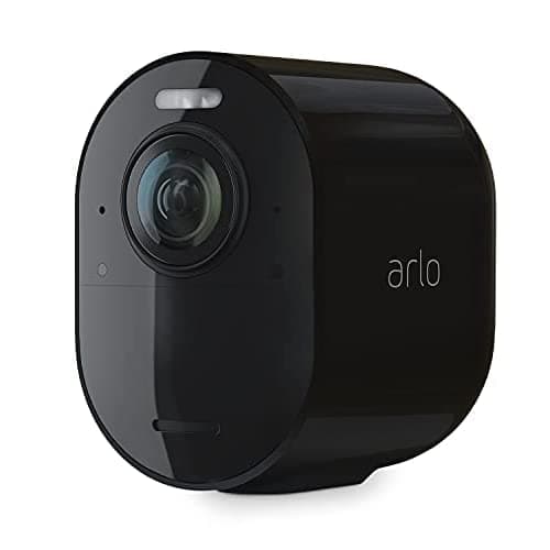 Image of Arlo Ultra 2 Security Camera Outdoor, 4K UHD Add-on Camera, Wireless CCTV, 6-Month Battery, Colour Night Vision, Weatherproof, Bright Spotlight, 2-Way Audio, Arlo Secure Trial Included, Black