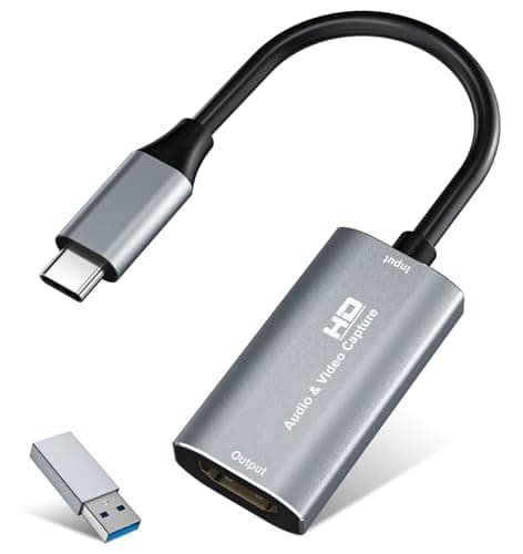 Image of VIXLW Video Capture Card, 4K HDMI to 1080P USB C Video Recording Card for Gaming, Streaming, Conference - Windows, Mac OS, PS4, Switch, Xbox
