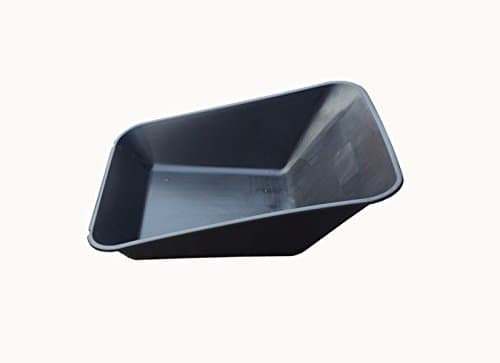 Image of KetoPlastics WHEEL BARROW BLACK REPLACEMENT PLASTIC BODY 85LITRE/ NO HOLES MADE IN UK