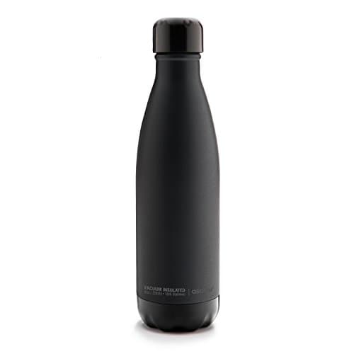 Image of asobu Bottle - Central Park 510 ml, Adult Unisex, Black/Black