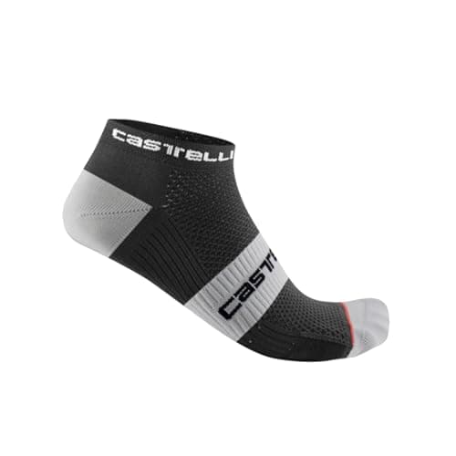 Image of CASTELLI 4523091-010 LOWBOY 2 SOCK Men's Socks Black White XL