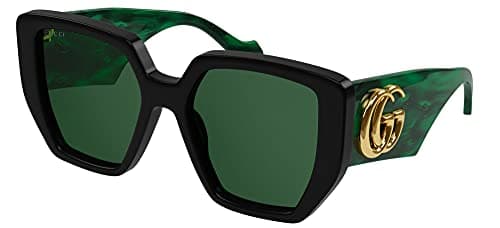 Image of Gucci GG0956S Black/Green 54/19/145 women Sunglasses, One Size