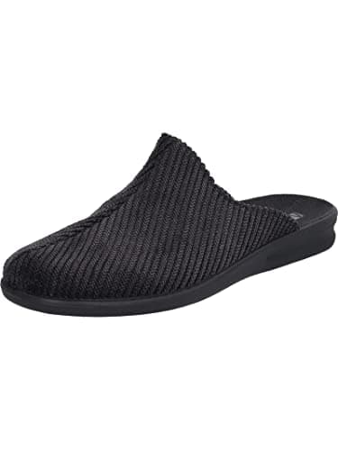 Image of Westland Men Slippers Belfort 123, Men´s Slippers,Width G (Regular),Comfortable,Slip-on,House Slippers,Mules,Black (Schwarz),49 EU / 14 UK