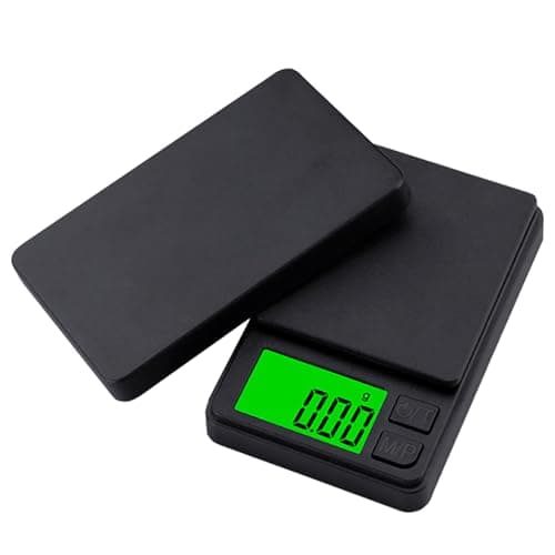 Image of GeekerChip Precision Scales 0.01 g/1000 g, Digital Kitchen Scale, Portable Pocket Scale, Multifunctional Pocket Scale, Gram Scale, with LCD Display, for Food, Jewellery, Medicine, Laboratory, Coffee