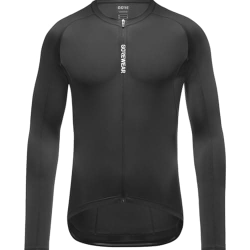 Image of GORE WEAR Mens Spinshift Long Sleeve Jersey Shirt, Black, S EU
