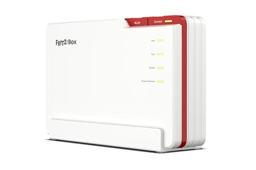 Image of AVM FRITZ!Box 5690 Pro (Premium Wi-Fi 7 Router with Triband (2.4 GHz, 5 GHz, 6 GHz) up to 18.5 Gbps, for Fibre Optic and DSL Ports, Wi-Fi Mesh, DECT Base, German Version)