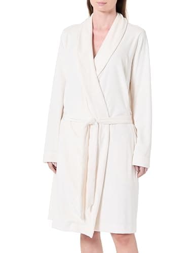 Image of Emporio Armani WOMAN'S CHENILLE DRESSING GOWN WHITE XL