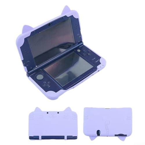 Image of Responsive-Touch Silicone Cover for Nintendo For New 3DS XL LL with Skin-Conforming Texture and Full Perimeter Reinforcement (Purple)