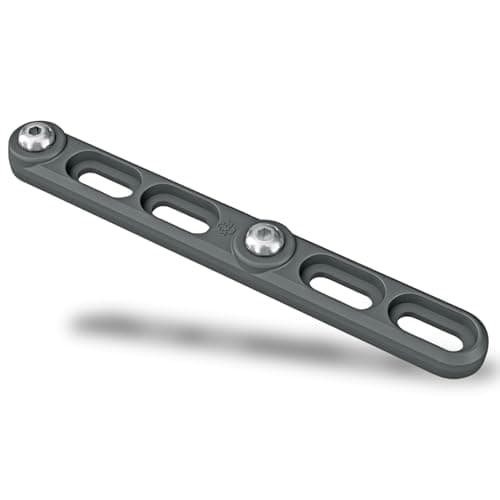 Image of SKS GERMANY CAGE SHIFTER adapter for bottle cage (bike adapter for small frame geometries, for moving the bottle cage holes, flat and inconspicuous design, polycarbonate).