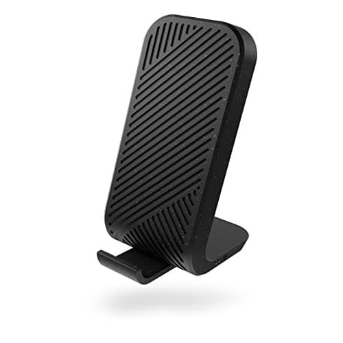 Image of Zens Modular Stand Main Station Wireless Charger, 15W Wireless Charger for iPhone/Qi devices, Includes 65W Power Adapter (EU/UK/US) & 1.5M Integrated Cable, Black