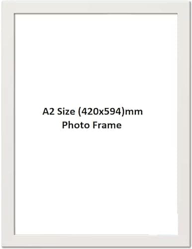 Image of DECORO White A2 Frames - A2 Size, Photo & Poster Frames