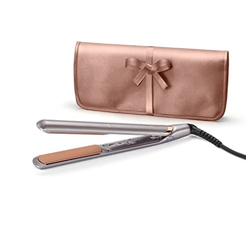 Image of BaByliss Shimmer Hair Straighteners - Ceramic Plates for Smooth Styling, Multi-Voltage Worldwide use, Ultra-Fast 15 Second Heat Up, 3 Heat Settings Up to 235°C, 2598BU