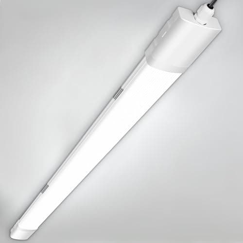 Image of Liuyife 36W LED Strip Light 120cm, 4ft Three-Proof Ceiling Light, Neutral White 4000K LED Batten Light, Suitable for Wet Rooms, Workshops, Basements, Balconies, Kitchens, Offices