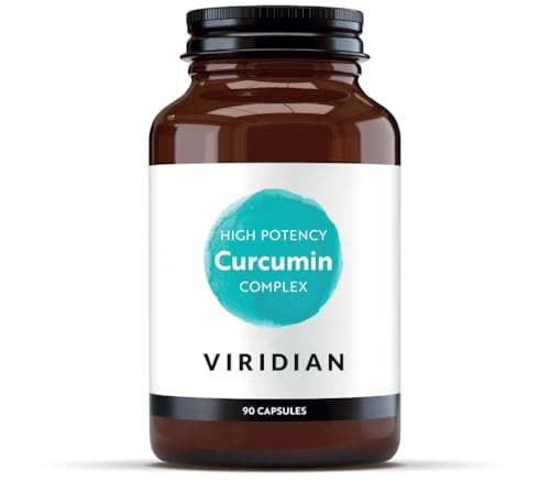 Image of Viridian - High Potency Curcumin Complex - 90 Caps | Turmeric & Boswellia Extracts | Full Spectrum Curcuminoids, Ginger, Citrus Flavonoids | Nutritionist Formulated