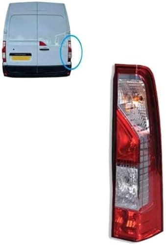 Image of Rear Right Tail Light Lamp Lens For RENAULT Master MK3 OPEL/VAUXHALL Movano B NISSAN NV400 2010+ 265500023R 93197461